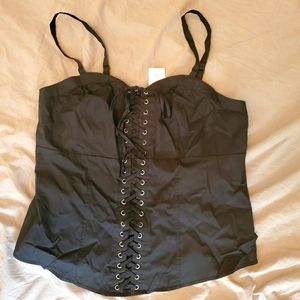 Torrid Black Corset Tanktop